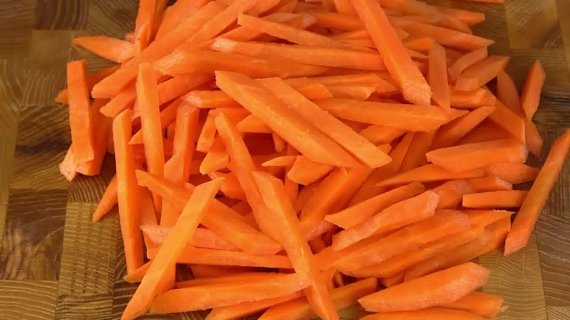 Как резать морковь для плова соломкой пошагово с фото