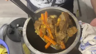 Картошка в афганском казане с мясом на плите –лучший рецепт
