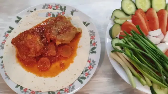 Свинина с овощами в афганском казане - идеально нежное мясо