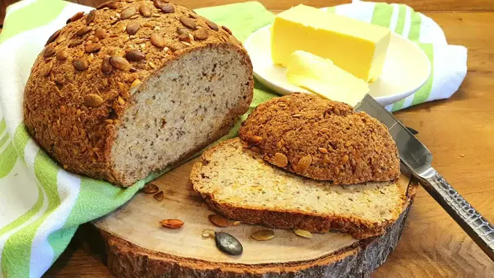 Кето хлеб - рецепт в духовке, микроволновке, хлебопечке